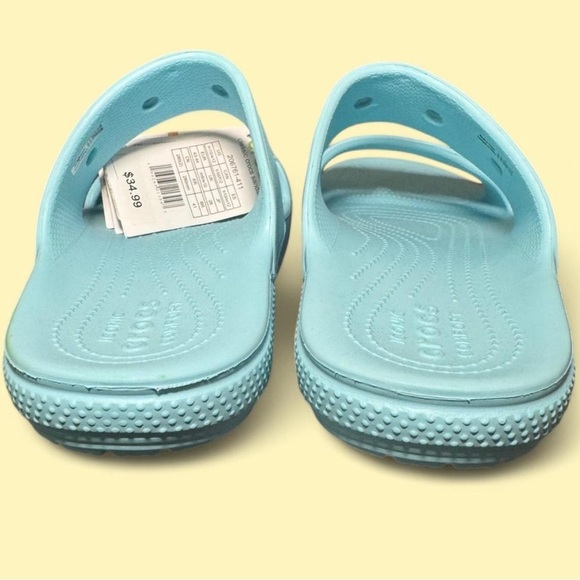 NWT Crocs Classic Sandals - Arctic Blue - Picture 5 of 6